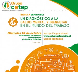 Con 350 asistentes se realizó exitoso Seminario sobre Salud Mental y Trabajo Con 350 asistentes se realizó exitoso Seminario sobre Salud Mental y Trabajo