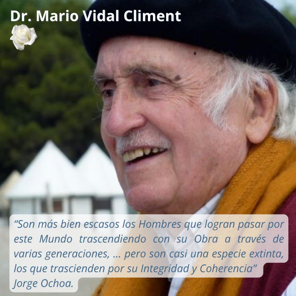 En memoria del Dr. Mario Vidal Climent: El legado de un pionero de la psiquiatría social y formador de generaciones En memoria del Dr. Mario Vidal Climent: El legado de un pionero de la psiquiatría social y formador de generaciones